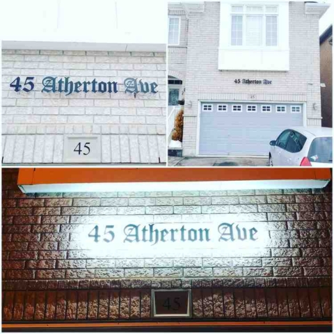 House Address Signs