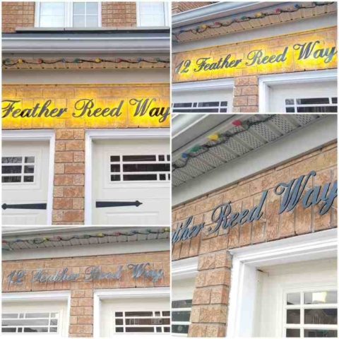 House Address Signs