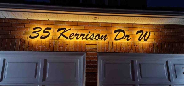 House Address Signs