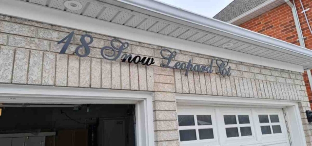 House Address Signs