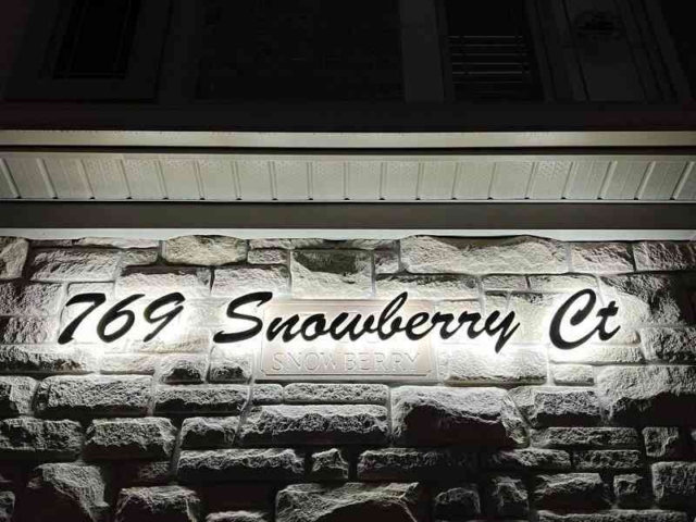 House Address Signs