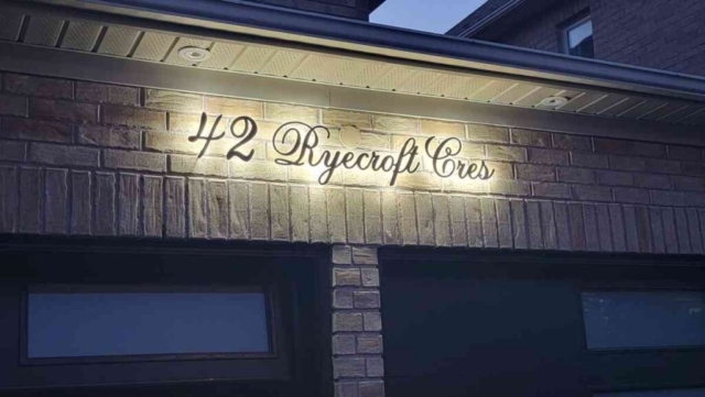 House Address Signs