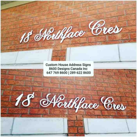 House Address Signs